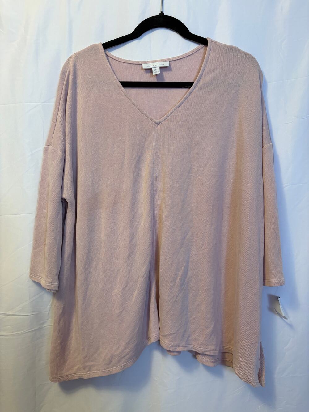 J. Jill Pure Jill Knitted Sweater Sand-Washed Pink 1X